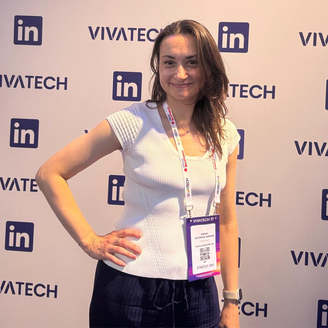 What VivaTech Taught Me About Women in Tech Entrepreneurship | What VivaTech 2026 taught me about women in tech entrepreneurship: three ideas on AI, visibility, and staying the author of your own business. | women in tech entrepreneurship | executive women entrepreneurs | validate a business idea | build a SaaS business while working full time | business coaching for women in tech | Weatherproof Business | women in tech starting a business | founder identity | parallel build | AI gatekeeper | women building AI | Business Coaching & Entrepreneurship Training by Ksenia Votinova-Arnaud